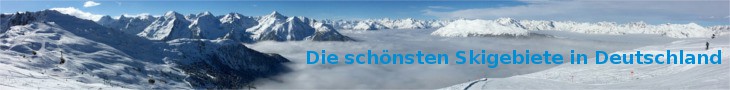 Die sch&ouml;nsten Skigebiete in Deutschland